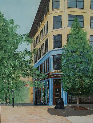  Painting - French Broad Chocolate Lounge by Nancy Dunn