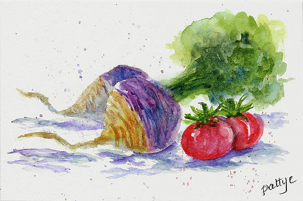Fresh Veggies by Patricia Evans
