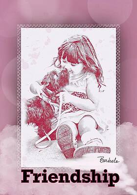 Wall Art - Digital Art - Friendship by Barbelo Creations