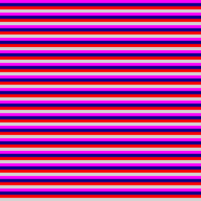 [ Thumbnail: Fuchsia, Dark Blue, Red, and Light Grey Colored Lines Pattern Poster ]