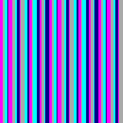 [ Thumbnail: Fuchsia, Dark Gray, Aqua, and Dark Blue Colored Lined/Striped Pattern Acrylic Print ]