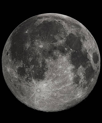 Wall Art - Digital Art - Full Moon by Flippin Sweet Gear