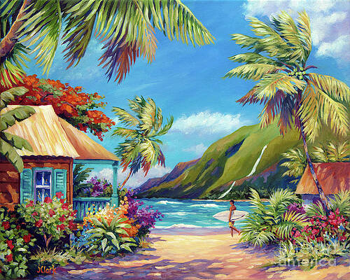 Hawaii Beach Paintings for Sale - Fine Art America
