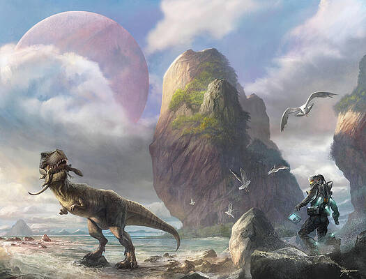 Wall Art - Digital Art - Future Meets Past by Steve Goad