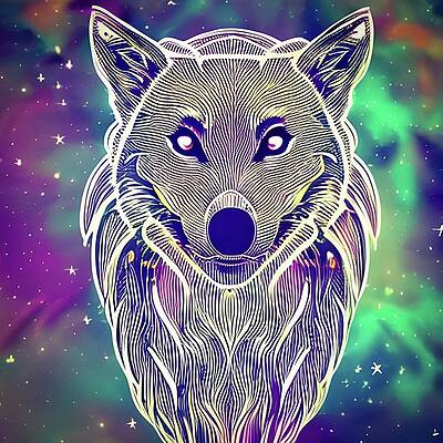 Galaxy Wolf by David Browne