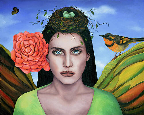 Garden Angel by Leah Saulnier The Painting Maniac Garden Angel by Leah Saulnier The Painting Maniac
