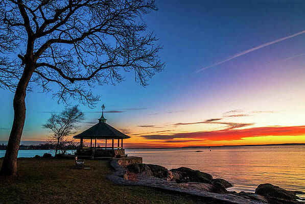 Gazebo at Sunrise by June Marie Sobrito Gazebo at Sunrise by June Marie Sobrito