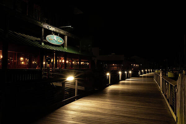 Georgetown Riverwalk at Night by Brian Bishop Georgetown Riverwalk at Night by Brian Bishop