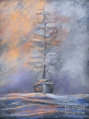 Wall Art - Digital Art - Ghost Ship by Doug Gist