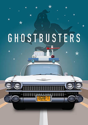 Wall Art - Digital Art - Ghostbusters - Alternative Movie Poster by Movie Poster Boy