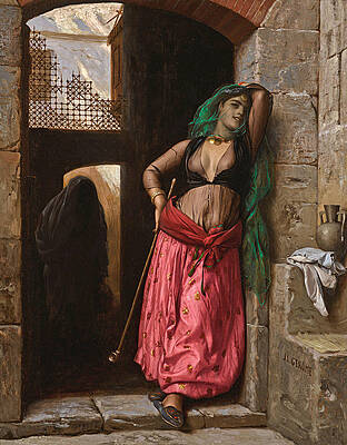 Girl of Cairo Print by Jean-Leon Gerome