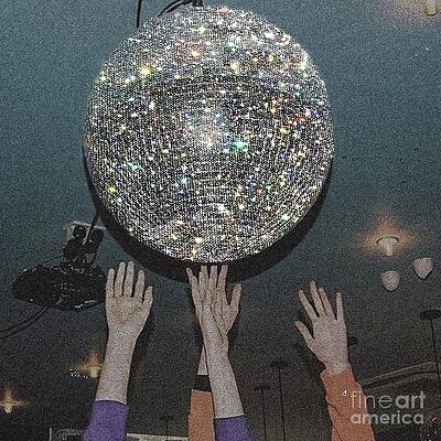 Glitter Enthusiast - Disco Ball Acrylic Wall Art - ArtSugar