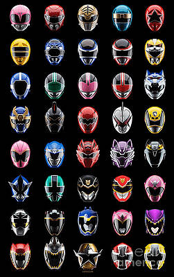 Go Go Power Rangers Visual Timeline by Daniela Gaskins