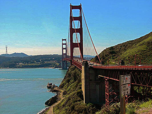 Golden Gate Bridge I by Carl Moore Golden Gate Bridge I by Carl Moore