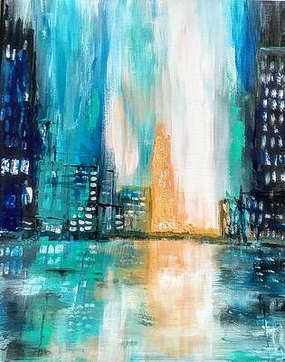 Golden Light City by Lynne McQueen Golden Light City by Lynne McQueen