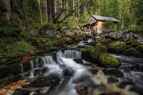 Wall Art - Photograph - Gollinger Mill Cascade by Todd Wilkinson