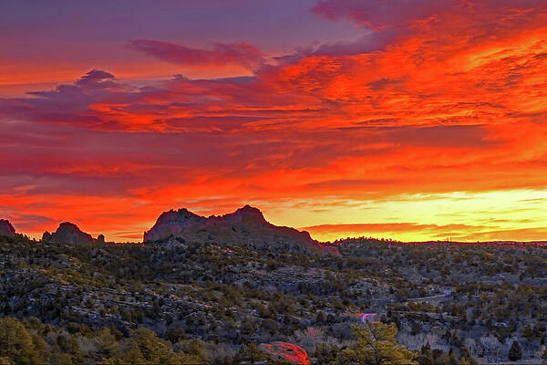 Mountain Photograph - GOTG Sunrise 333 by Rick Perkins