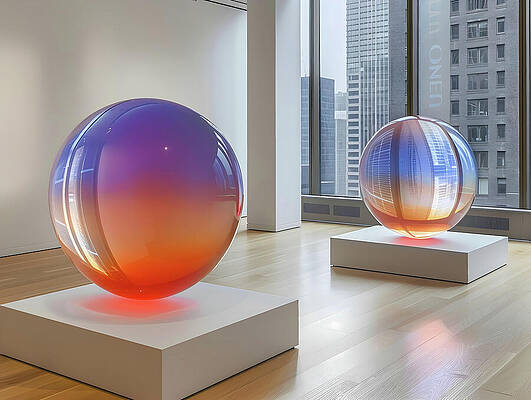 Wall Art - Digital Art - Gradient Float by Adrian Salvatori