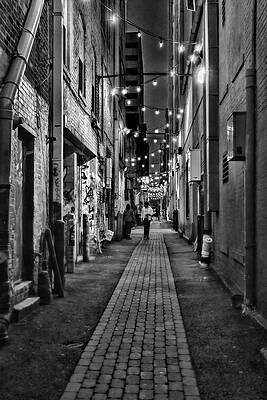 Graffiti Alley Black and White by Sharon Popek Graffiti Alley Black and White by Sharon Popek