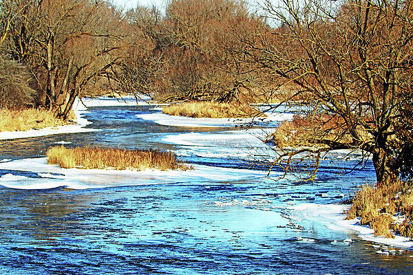 Grand River Wilson's Flats In Winter by Debbie Oppermann Grand River Wilson's Flats In Winter by Debbie Oppermann