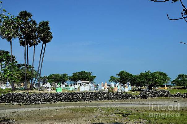 Graves with crosses at Christian cemetery graveyard on Delft island Jaffna Sri Lanka by Imran Ahmed Graves with crosses at Christian cemetery graveyard on Delft island Jaffna Sri Lanka by Imran Ahmed