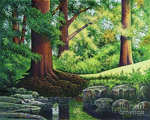 Wall Art - Painting - Gravois Creek 1 by Michael Frank