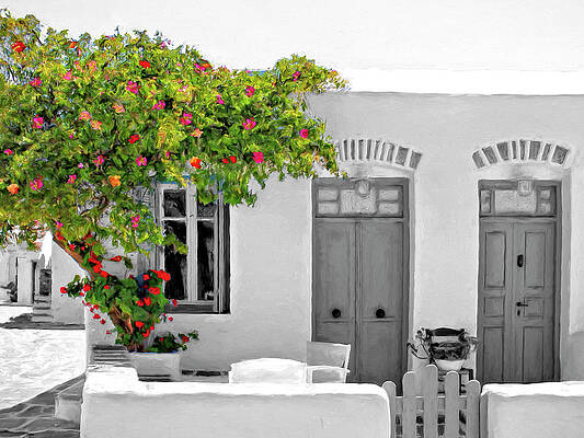 Greek Isles Afternoon Duotone by Dominic Piperata Greek Isles Afternoon Duotone by Dominic Piperata