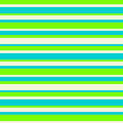 [ Thumbnail: Green, Beige, and Dark Turquoise Colored Lines/Stripes Pattern Tapestry ]
