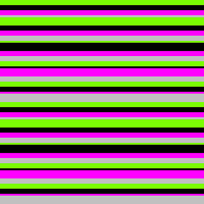 [ Thumbnail: Green, Black, Fuchsia, and Grey Colored Stripes/Lines Pattern Acrylic Print ]