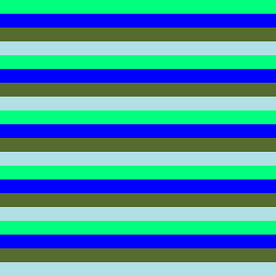 [ Thumbnail: Green, Blue, Dark Olive Green, and Powder Blue Colored Stripes/Lines Pattern Duvet Cover ]