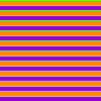 [ Thumbnail: Green, Dark Orange, Plum, and Dark Violet Colored Lined/Striped Pattern Acrylic Print ]