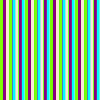 [ Thumbnail: Green, Purple, Aqua, and Beige Colored Lines/Stripes Pattern Duvet Cover ]