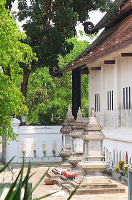 Nature Wall Art featuring the photograph Green Sanctuary, Traditional Charms Of Chiang Mai by Travel Essayist