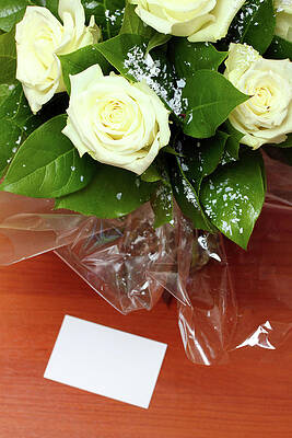 greetings - roses and note by Mikhail Kokhanchikov greetings - roses and note by Mikhail Kokhanchikov