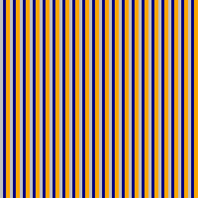 [ Thumbnail: Grey, Blue, and Orange Colored Lined Pattern Poster ]
