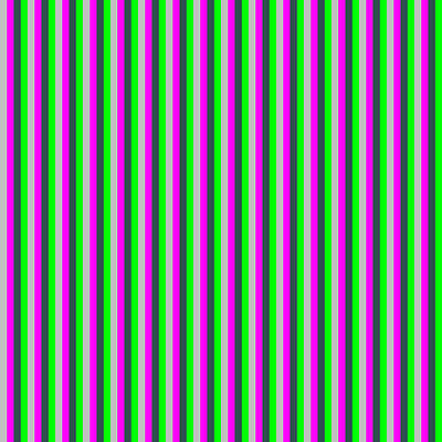 [ Thumbnail: Grey, Fuchsia, Dark Slate Gray, and Lime Colored Lines/Stripes Pattern Acrylic Print ]