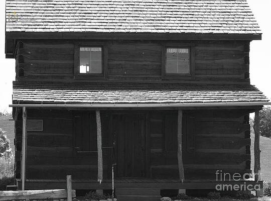 Wall Art - Photograph - Grove City Century Village Cabin by Serbennia Davis