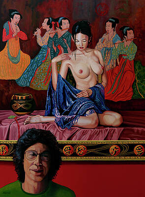 Wall Art - Painting - Guan Zeju Painting by Paul Meijering