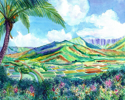 Hanalei Valley by Marionette Taboniar Hanalei Valley by Marionette Taboniar