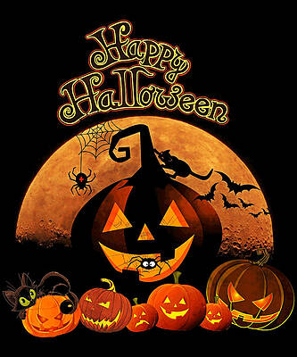 Wall Art - Digital Art - Happy Halloween by Flippin Sweet Gear