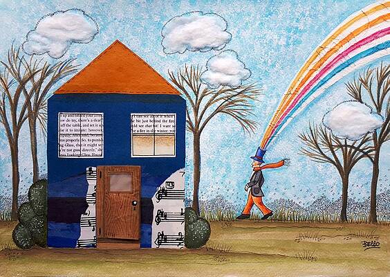 Happy little house by Graciela Bello
