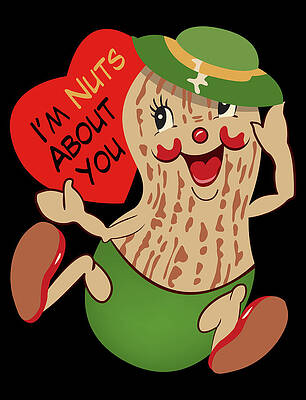 Wall Art - Digital Art - Happy Peanut by Long Shot