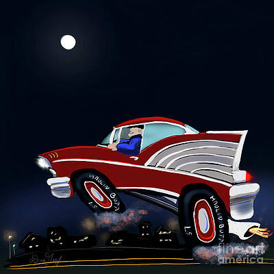 Wall Art - Digital Art - Haulin 57 by Doug Gist