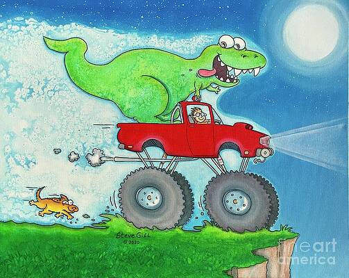 Having fun with friends. by Steve Gill