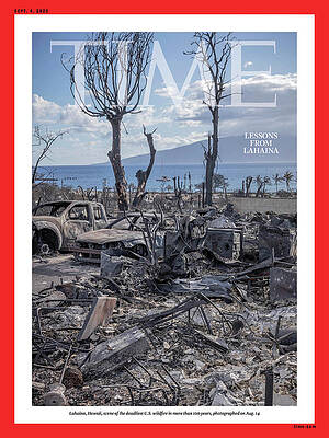  Photograph - Hawaii Wildfires -Lessons from Lahaina by Photograph by David Butow for TIME