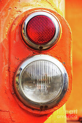 Headlight taillight of a train by Jan Brons Headlight taillight of a train by Jan Brons