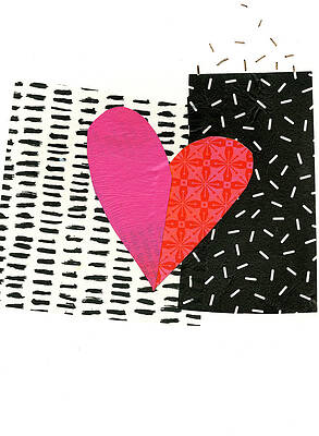Abstract Heart Paintings Fine Art America