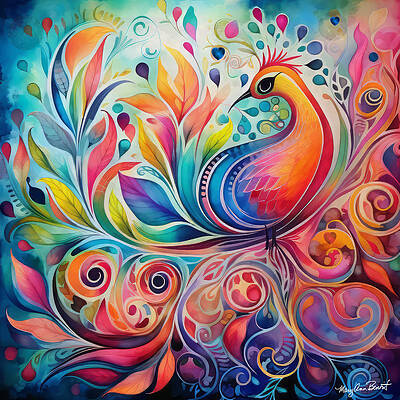 Wall Art - Digital Art - Heart of Mexico #6 by Mary Ann Benoit