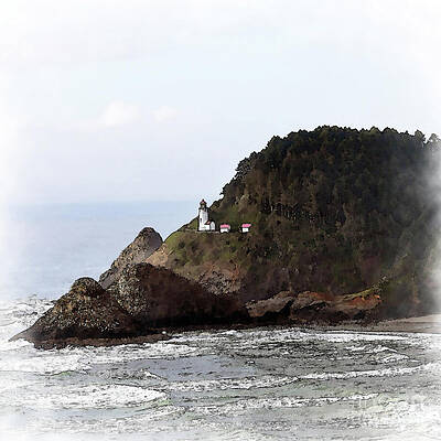 Heceda Head Lighthouse Sketched by Kirt Tisdale Heceda Head Lighthouse Sketched by Kirt Tisdale