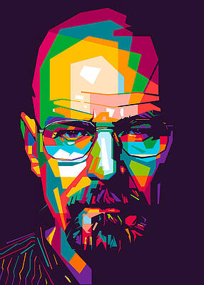 Heisenberg Breaking Bad Poster nofa aji zatmiko by Stewart Gray